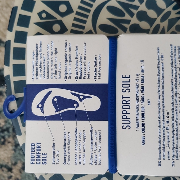 Birkenstock Support Sole Socks Tall Multiple Sizes NWT - Picture 4 of 4